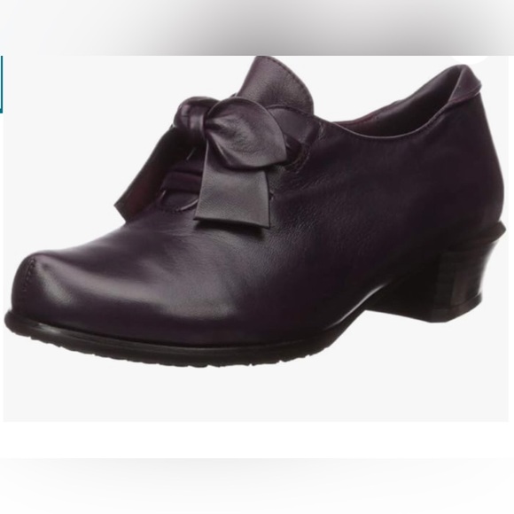 SPRING Step Ila (38) WOMEN’S Polished Leather Loafers, Leather bow in burgundy. - Picture 9 of 10